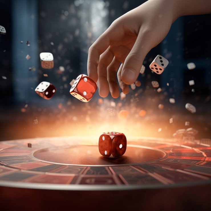 Lightning Dice live dealer interface on klik777 platform